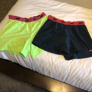 Neon Green Nike Shorts